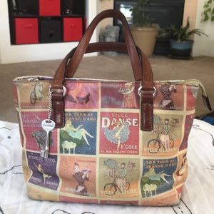 Fossil Purse Vintage Style